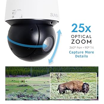 Amazon.com : SUNBA Auto Tracking PTZ Camera PoE+ Outdoor